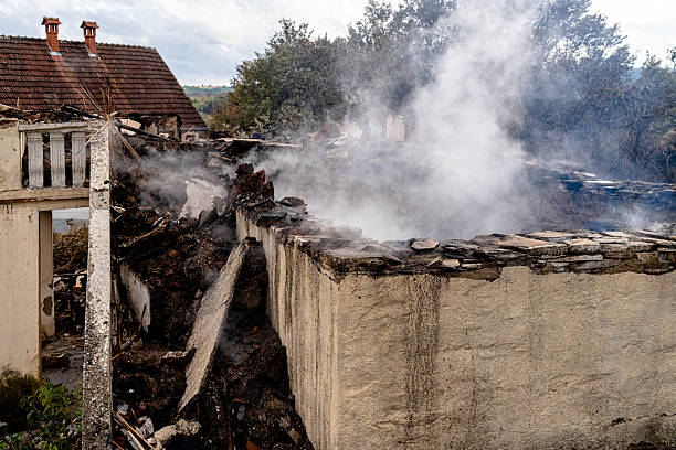 Professional Fire Damage Removal technician working in Mesa, AZ